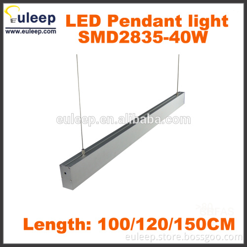 SMD 2835,1200mm 40w led linear light, energy saving hottest alluminum led linear light use for supermarket